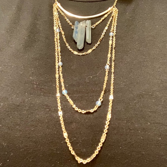 Express gray geode necklace - Picture 5 of 6